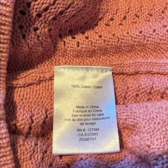 NWT HEARTLOOM 100% Cotton Knit Vest - Picture 8 of 11